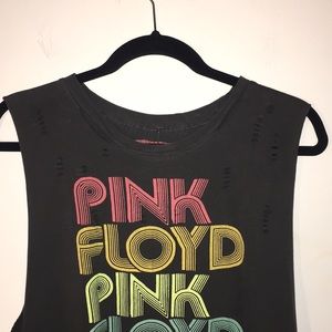 Pink Floyd Tops - Pink Floyd Sleeveless Cotton Tank Pink Floyd Tops - Pink Floyd Sleeveless Cotton Tank